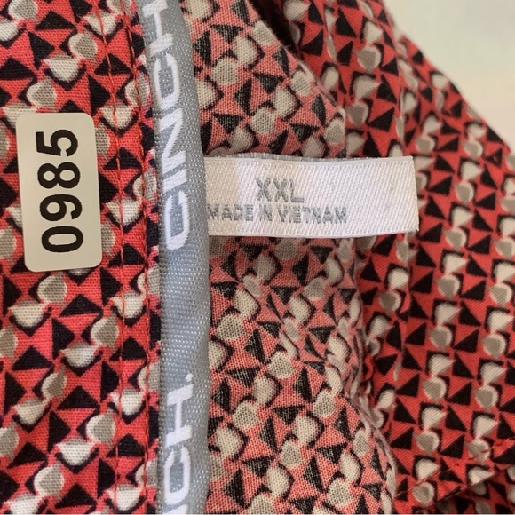 CINCH Shirt Women's Long Sleeve Snap Up Geometric Pink‎ Size  XXL - Picture 11 of 16